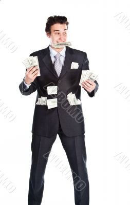 flying dollars