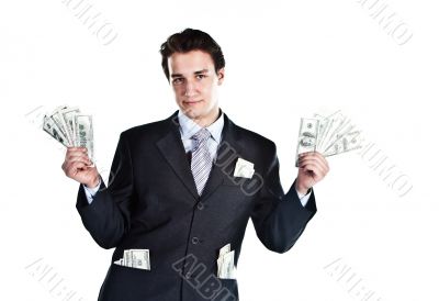 flying dollars