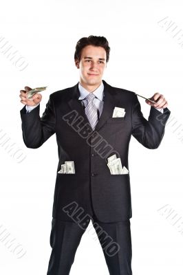 flying dollars