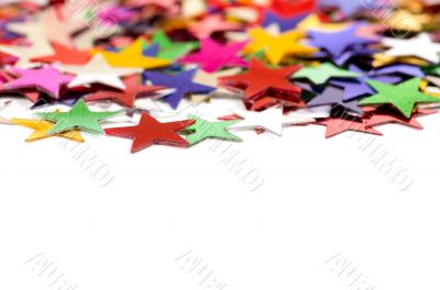 Colored stars background