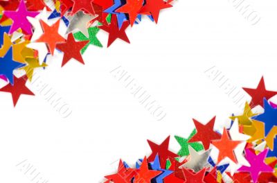 Colored stars background