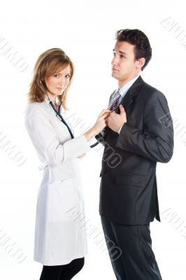 At the doctor's