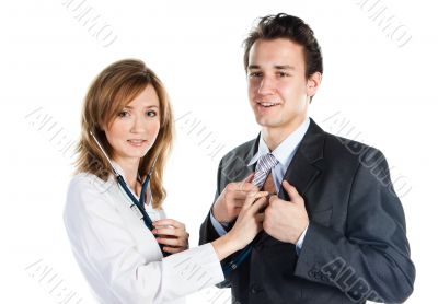 At the doctor's