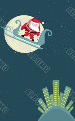 Santa skydiving
