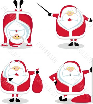 Vector Santa