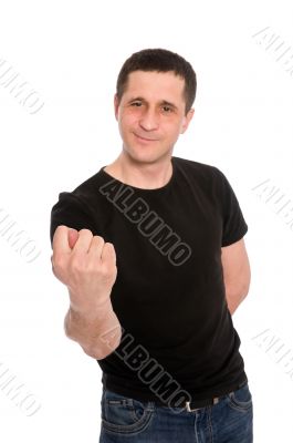 man with a fig