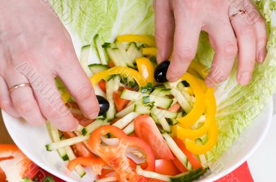 vegetarian salad