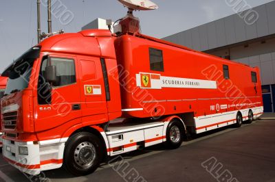 Truck of Scuderia Ferrari