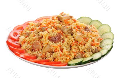 Rice with meat
