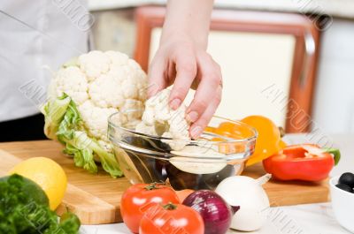 Cooking food