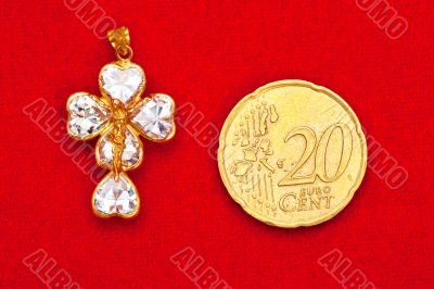 Pendant of a crucifix