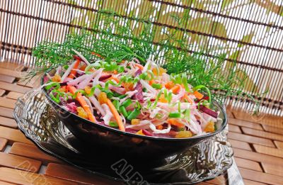Fresh vegetable salad