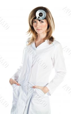 A woman doctor