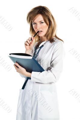 A woman doctor