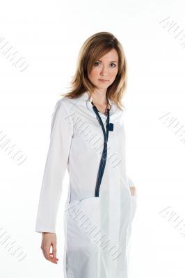 A woman doctor