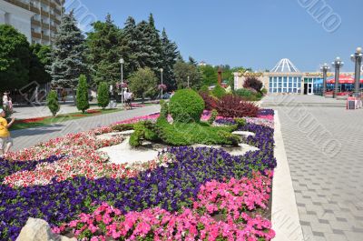 Quay, the city of Anapa, Russia