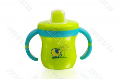 Green baby cup