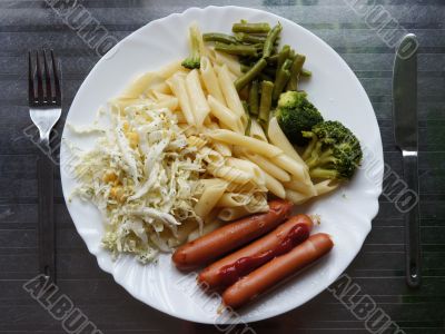 pasta with vegetables