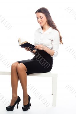A young girl student