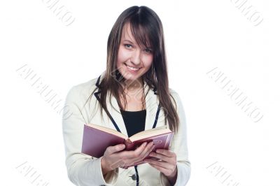 A young girl student