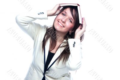 A young girl student