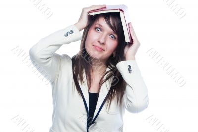 A young girl student