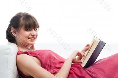A young girl student