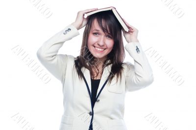 A young girl student