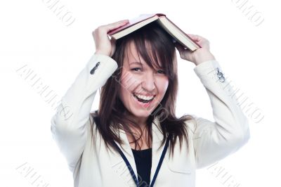 A young girl student