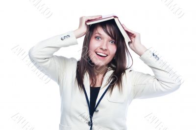 A young girl student