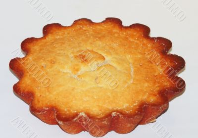 Pies on a white background
