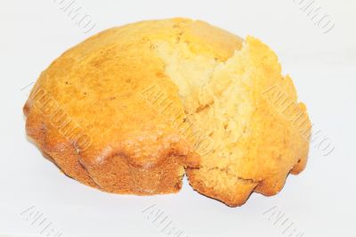 Pies on a white background