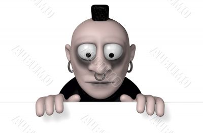 gothic cartoon character