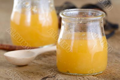 honey in jars