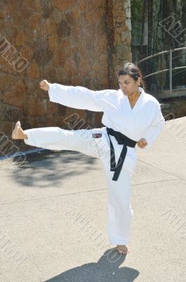 Karate kicks