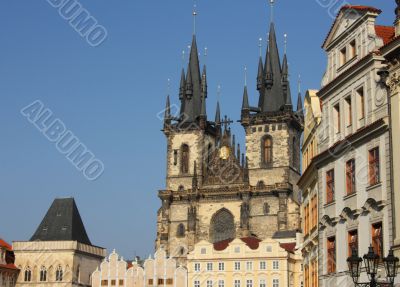 Church of our Lady before Tyn Prague Czech Republic