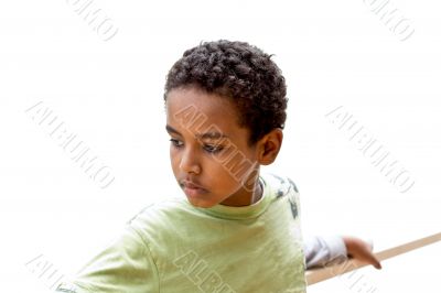 Portrait of a young boy