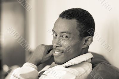 Portrait of a young Ethiopian