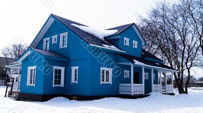 Blue house 