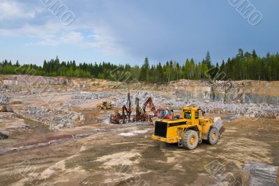 Extraction of granite