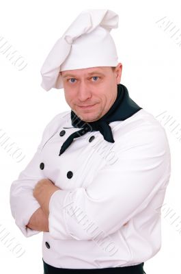 chef in the uniform