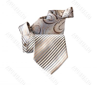 Two folded tie 