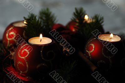 four advent candle