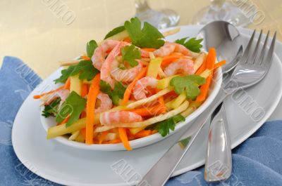 Salad of celery