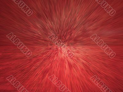 Red explosion