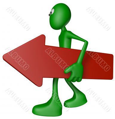 red arrow