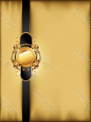 ornate golden frame