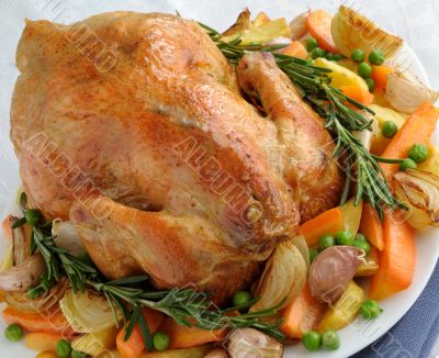 Roasted Chicken with Vegetables
