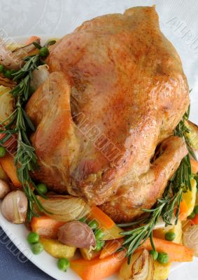 Roasted Chicken with Vegetables