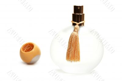 White perfume bottle